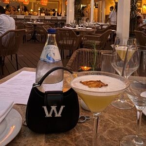 Alexander Wang Black Mini Bag with Silver Logo